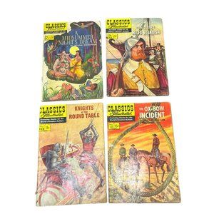 Classics Illustrated Lot 87 92‎ 108 125 Ox Bow Midsummer Knights Miles Standish